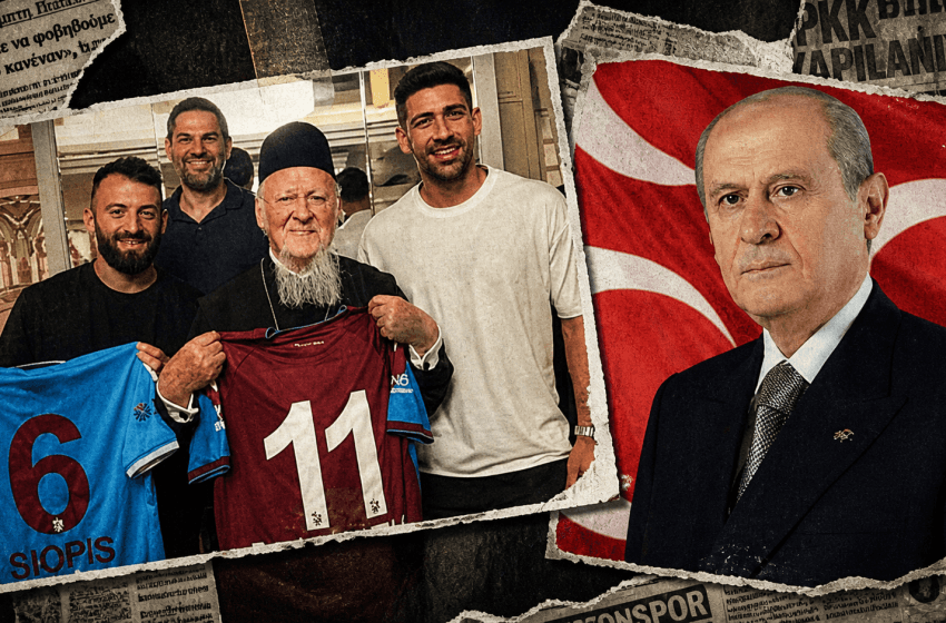 Priest gifted Trabzonspor jerseys by Greek footballers – Nationalist party reacts in anger